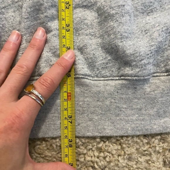 AG Women’s Dahlia Sweatshirt Dress Grey Size Small Athleisure Loungewear - Picture 9 of 10